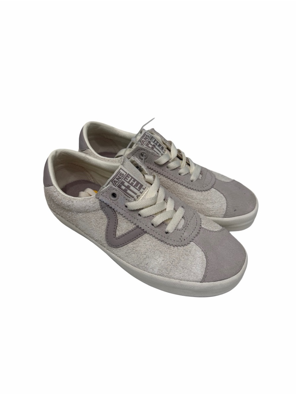 Vans Sport Low Tri-Tone Suede Atmosphere Beige Lace Up Shoes Mens3.5 Womens5